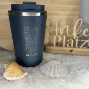 Thermobecher mit Gravur