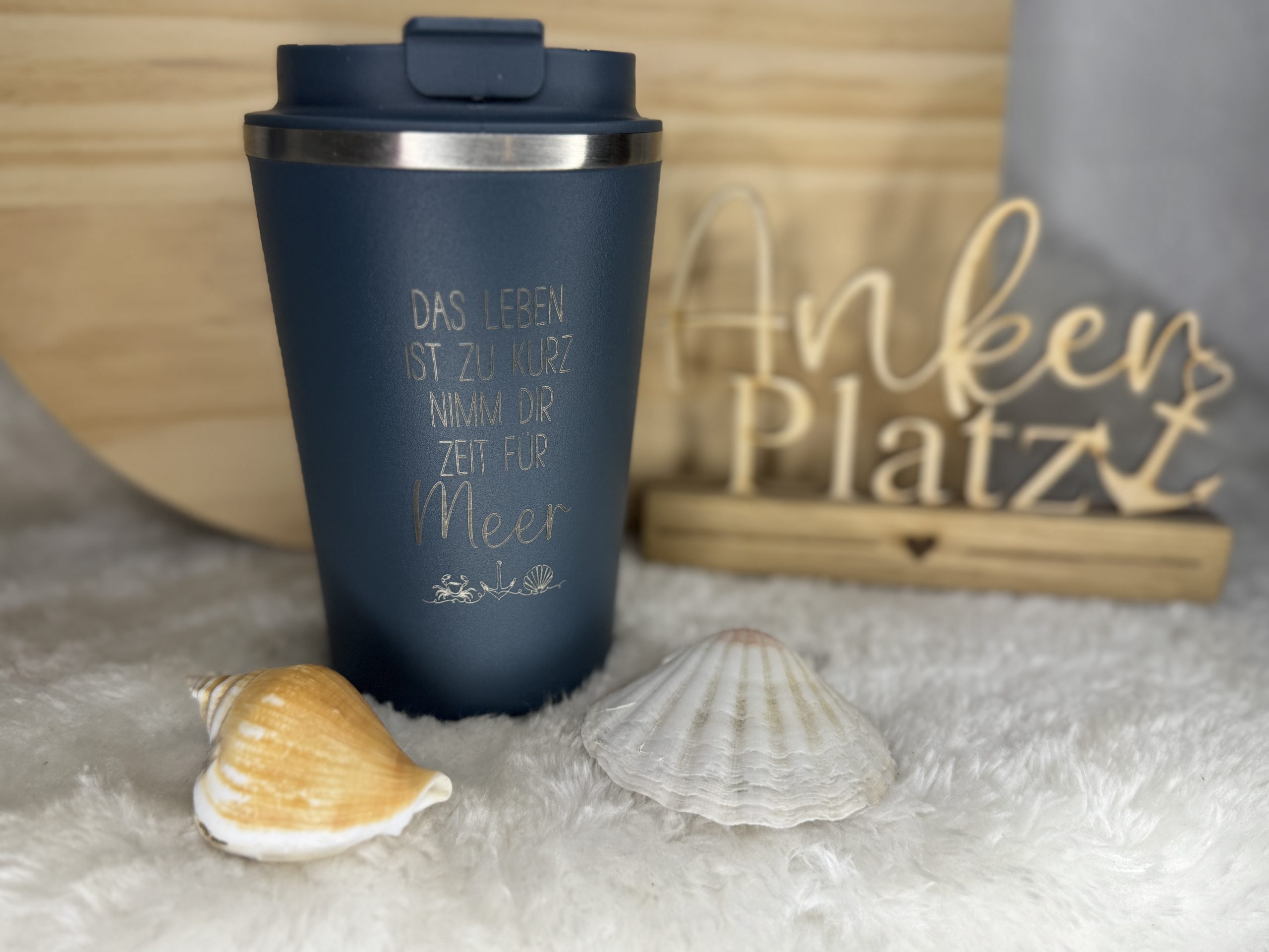 Thermobecher mit Gravur