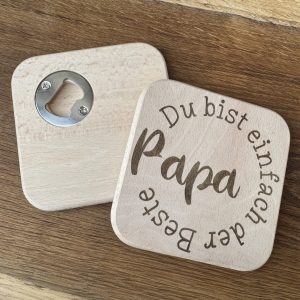 Untersetzer mit Flaschenöffner