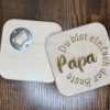 Untersetzer mit Flaschenöffner