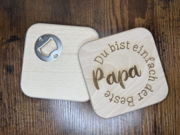 Untersetzer mit Flaschenöffner