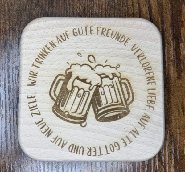 Untersetzer mit Flaschenöffner
