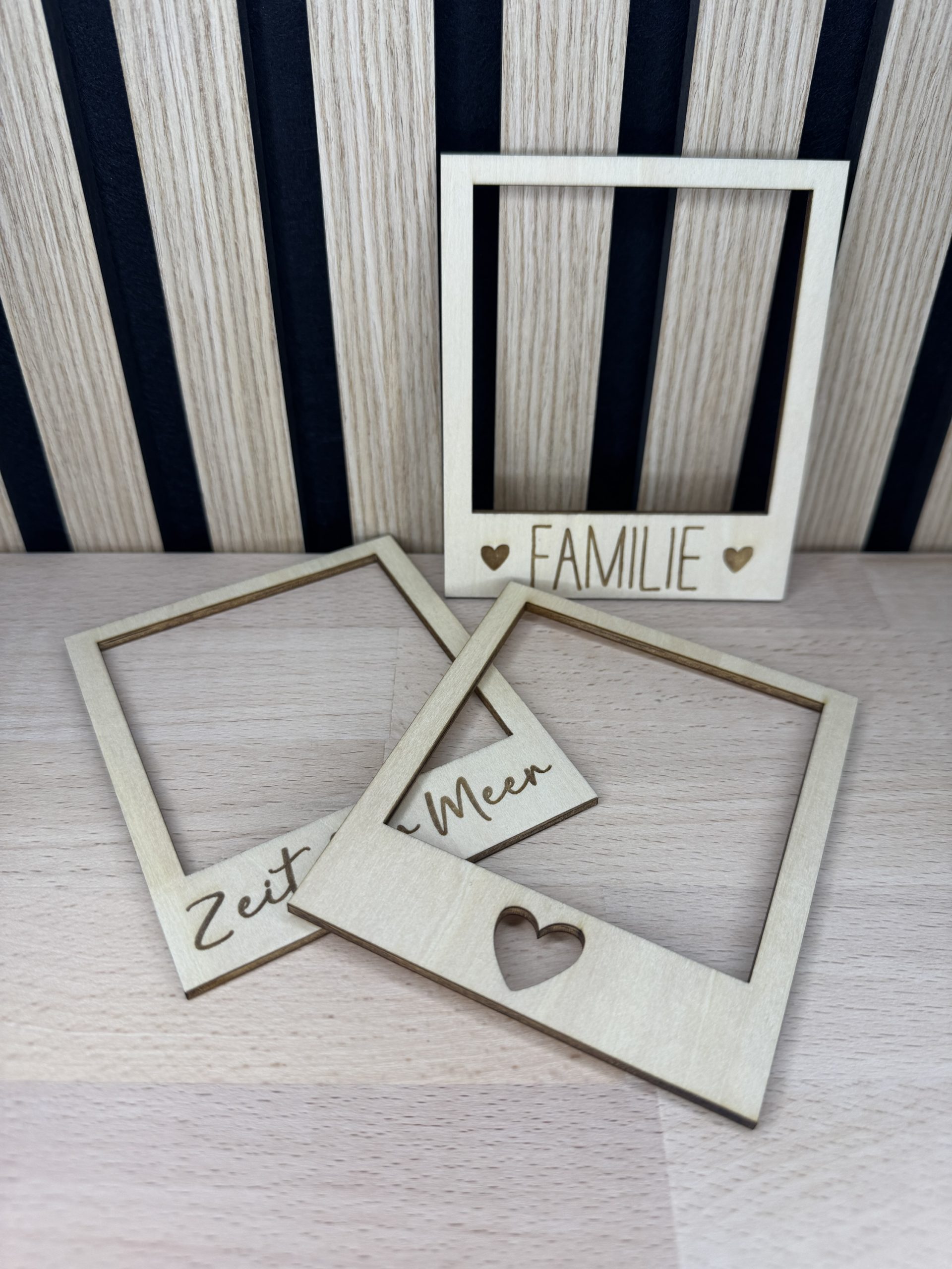 Holzrahmen-Set „Erinnerungen“