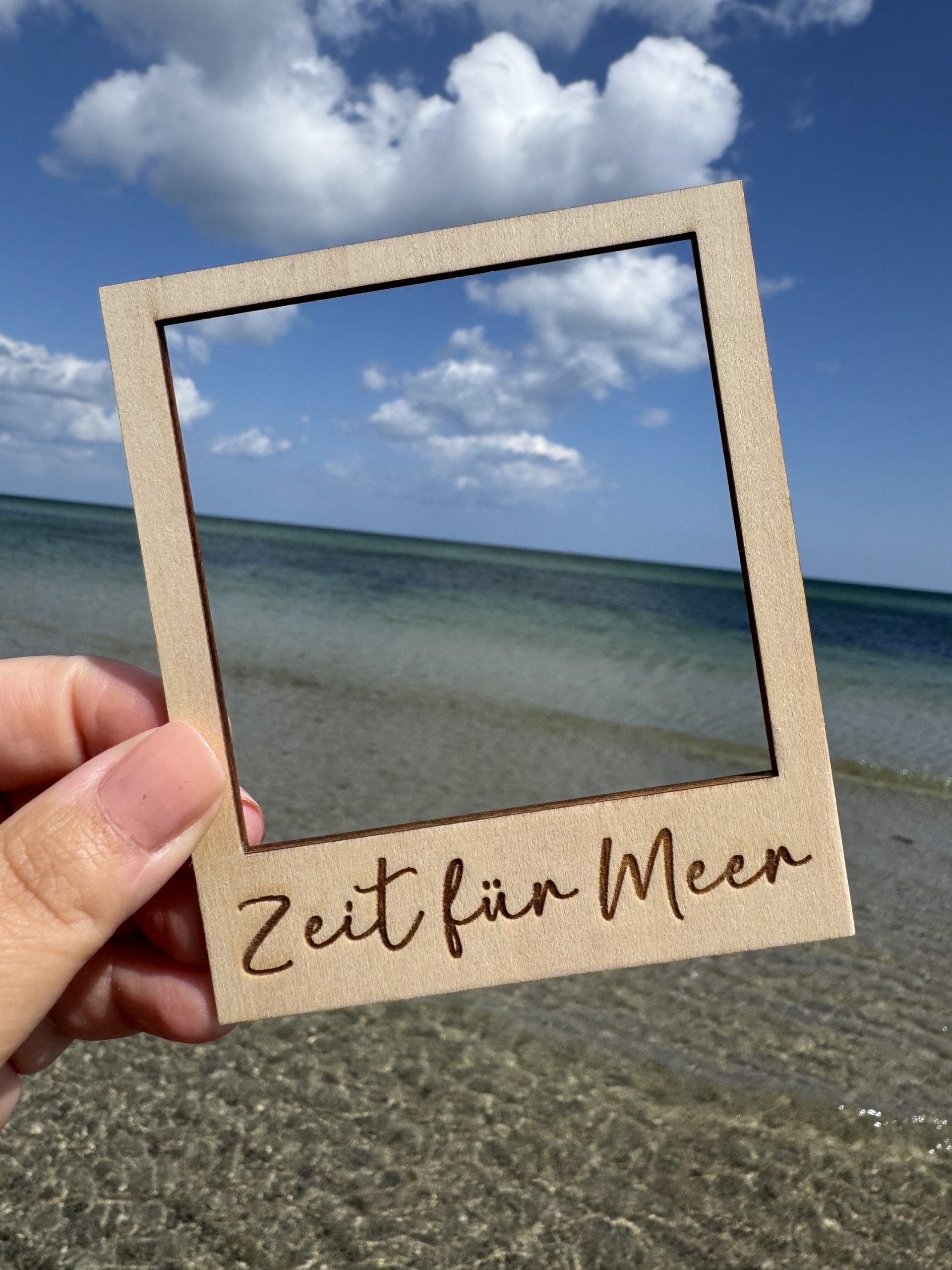 Holzrahmen-Set „Erinnerungen“ – Bild 2