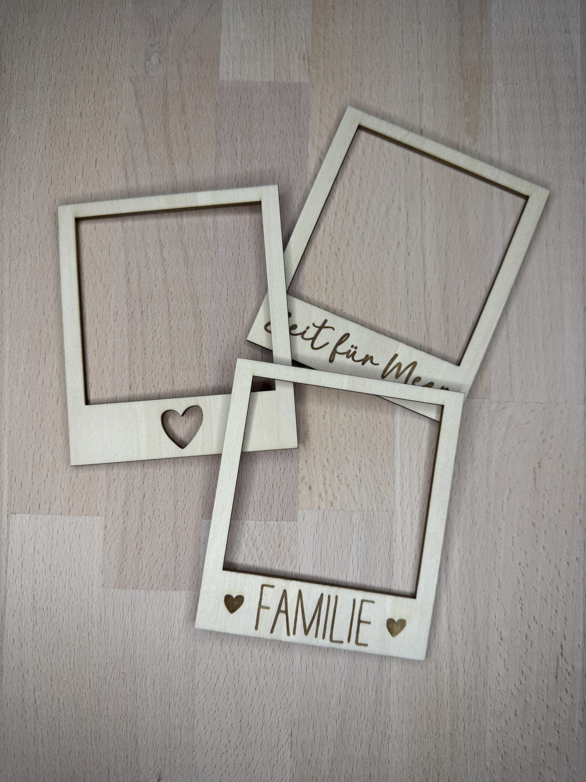 Holzrahmen-Set „Erinnerungen“ – Bild 4