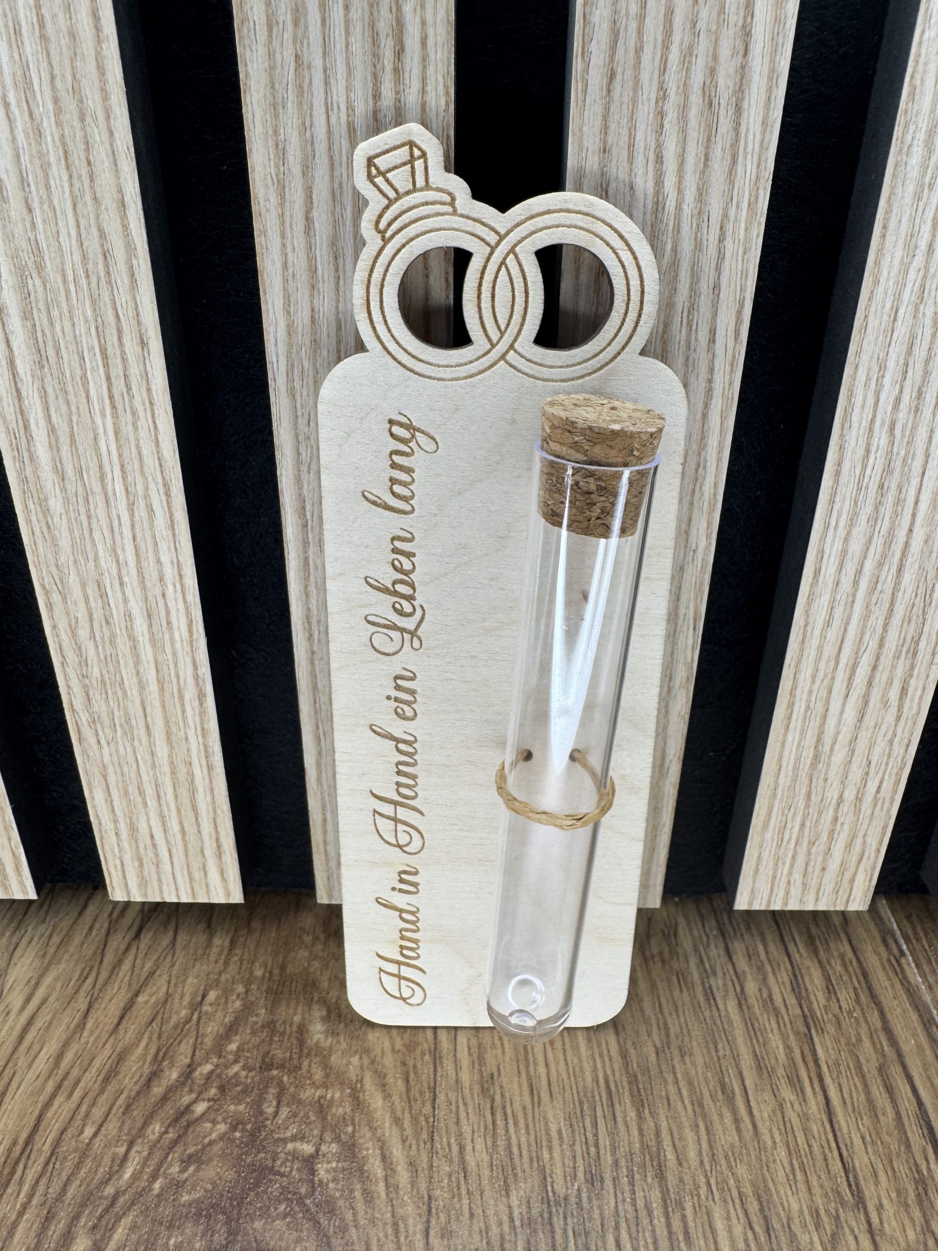 Geldgeschenk Karte mit Reagenzglas – Bild 2