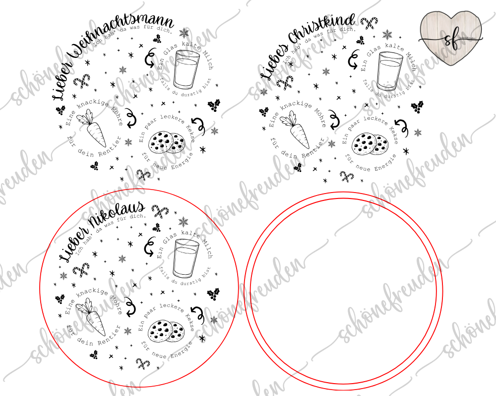 Weihnachts-Brettchen – Laser Datei – Bild 5