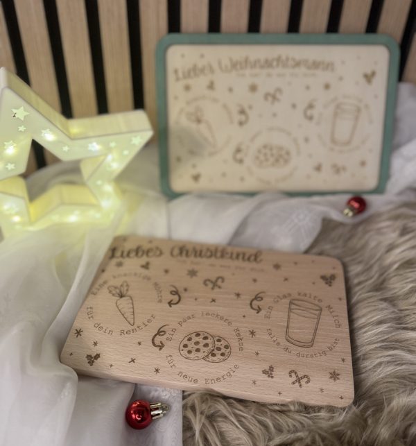 Weihnachts-Brettchen – Laser Datei