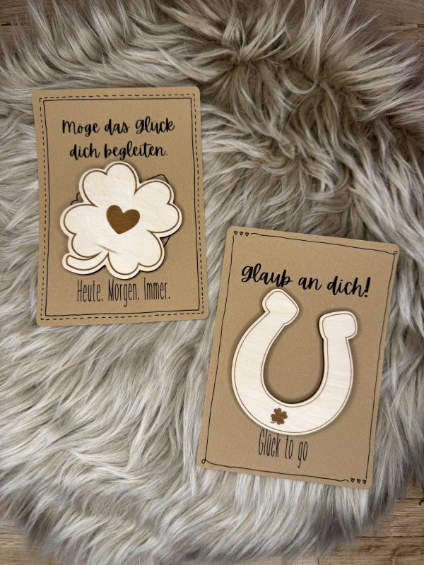 2 Glücksmagnet – für Laser & 3D-Druck (SVG | XCS | STL | 3MF)