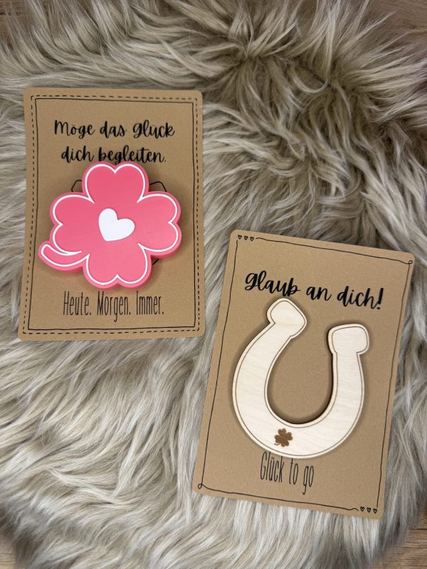 3 Glücksmagnet – für Laser & 3D-Druck (SVG | XCS | STL | 3MF)