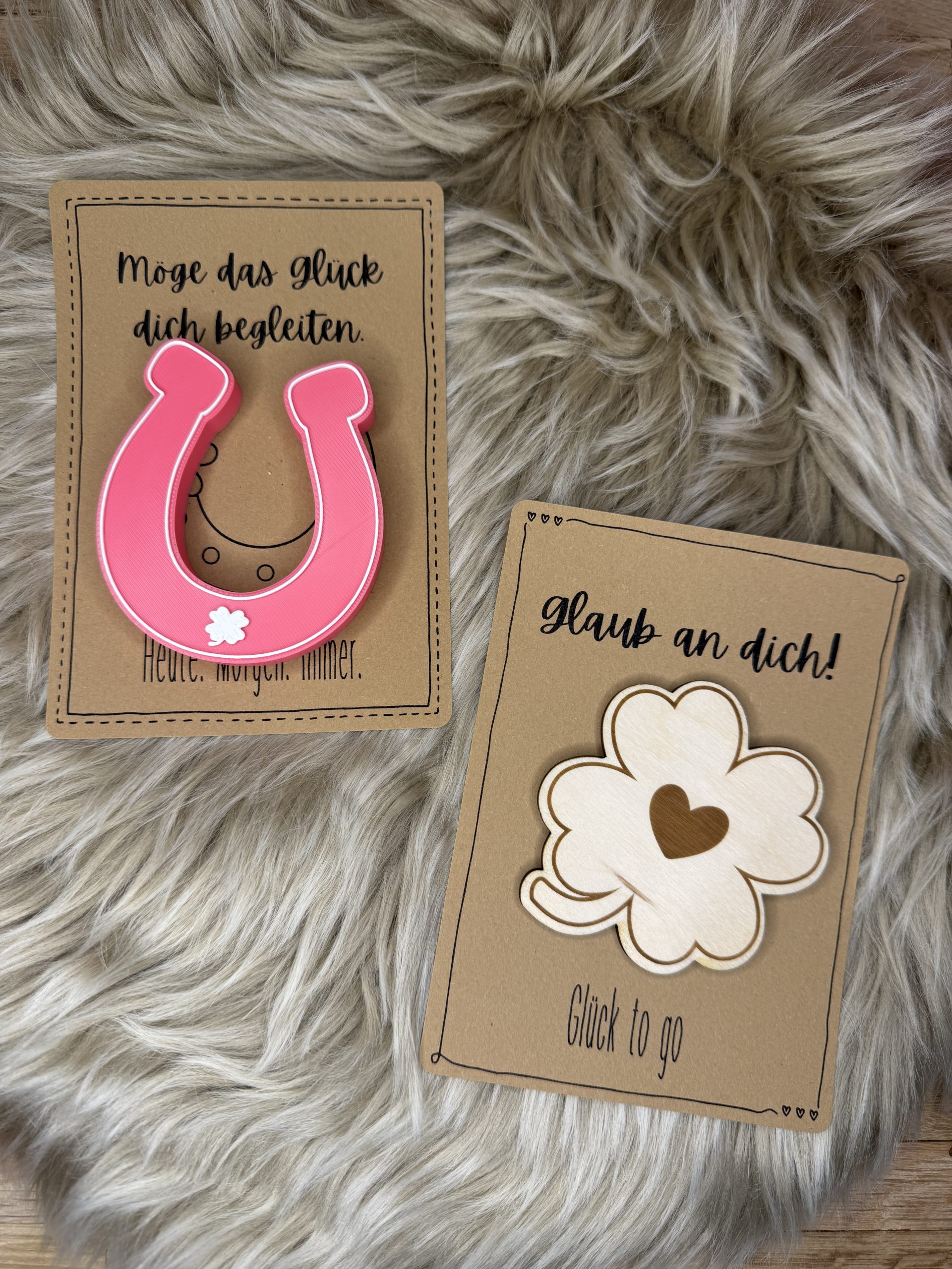 Glücksmagnet – für Laser & 3D-Druck (SVG | XCS | STL | 3MF)