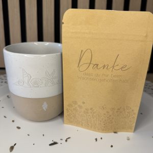 Danke, dass du mir beim Wachsen geholfen hast - Samentüten