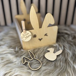 Häschenkorb Laser Datei SVG, XCS inkl. Gewerbelizenz