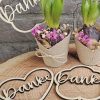 Blumenstecker "Danke" für Laser & 3D Druck | SVG | XCS | 3mf