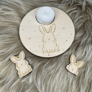 Osterfeuer für Teelicht | Laser Datei | SVG, XCS
