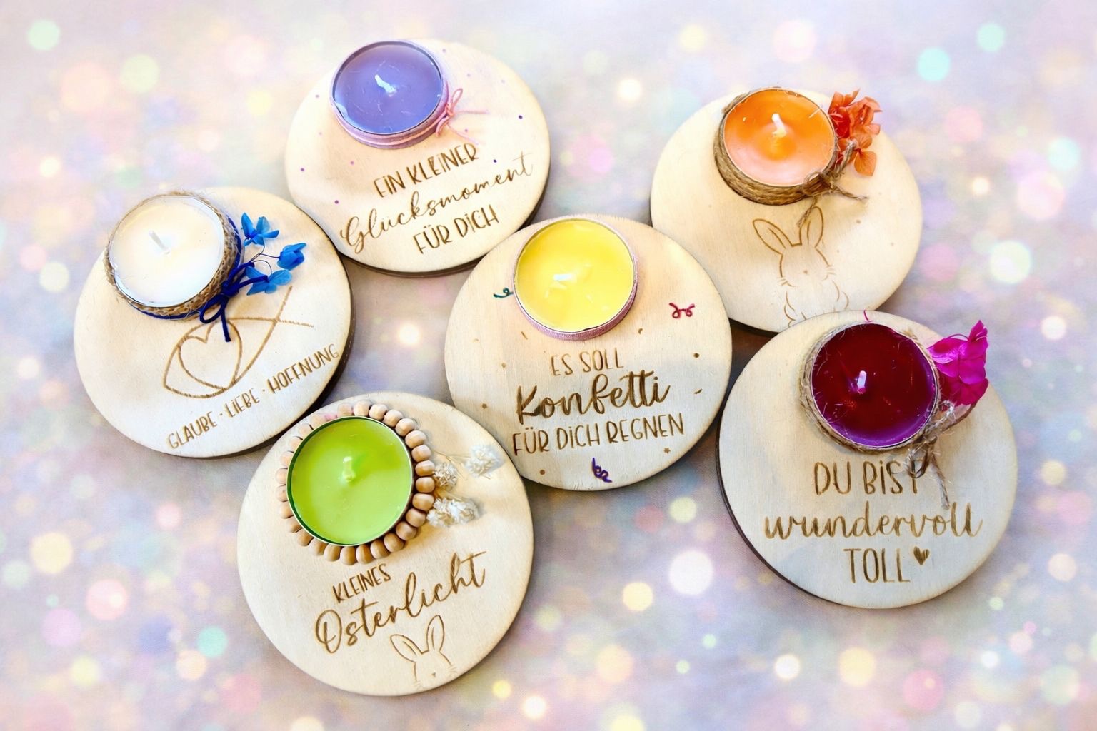 Kerzenhalter mit Sprüchen - Laserdatei | SVG, XCS – Bild 7