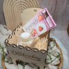 Blumenbox – Laserdatei | Geschenkbox mit Herz | Blumenkorb aus Holz | DIY Verpackung & Dekobox