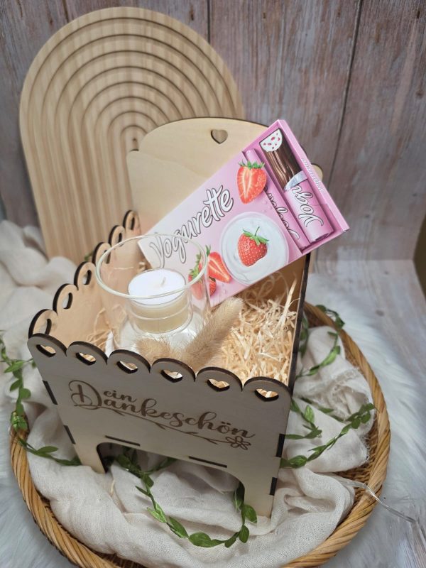 Blumenbox – Laserdatei | Geschenkbox mit Herz | Blumenkorb aus Holz | DIY Verpackung & Dekobox
