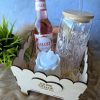 Blumenbox – Laserdatei | Geschenkbox mit Herz | Blumenkorb aus Holz | DIY Verpackung & Dekobox