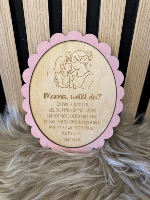 668658325_34810058041942823_7787355214611479371_n Mama, weißt du? – Laserdatei | Geschenk für Mama | Holzschild mit Spruch & Gravur | inkl. Gewerbelizenz