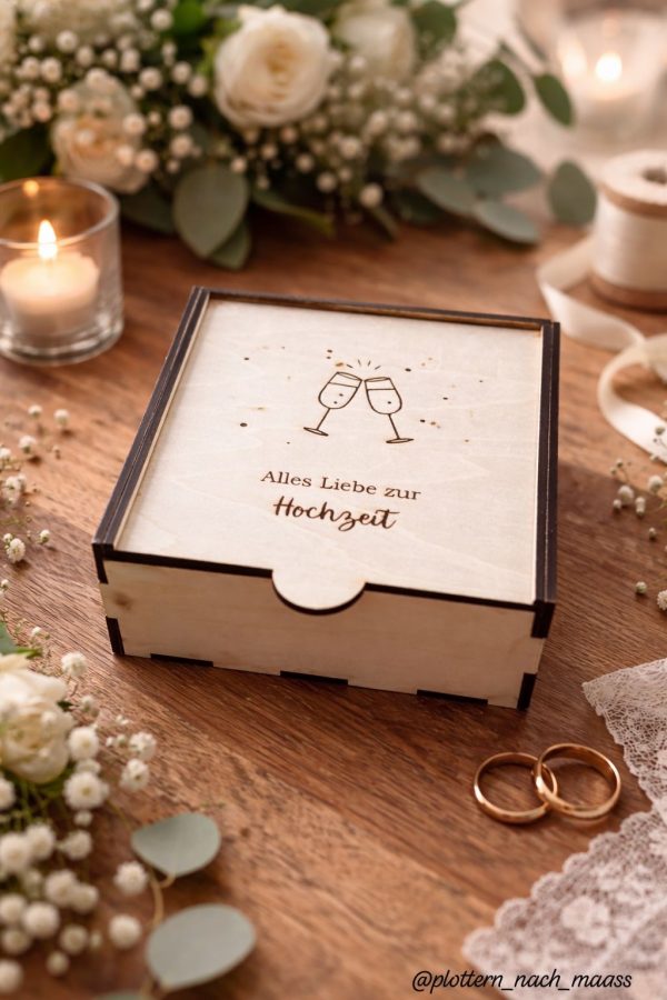 afca83c7-c4b4-4150-b4c3-69650f6314bc Geschenkbox Laserdatei | Geschenkverpackung Holz SVG | Box mit Gravur Geburtstag Hochzeit Taufe Kommunion | Laser Datei 3mm 4mm