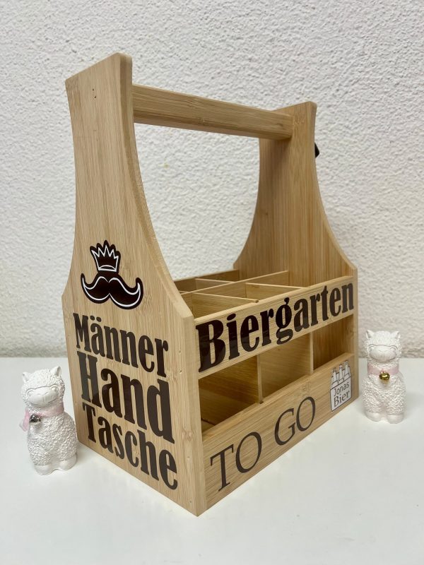 Männerhandtasche – Laserdatei für 3 & 4 mm Sperrholz | Herren- & Vatertags Geschenk | Plotter Sprüche inklusive