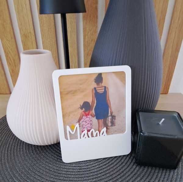 Bilderrahmen Mama & Papa – Laser & 3D Druck Datei | Geschenkidee mit Herz | 10x10 & 10x15 cm