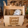 Männerhandtasche – Laserdatei für 3 & 4 mm Sperrholz | Herren- & Vatertags Geschenk | Plotter Sprüche inklusive