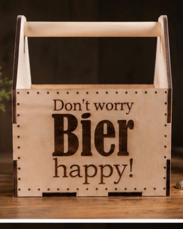 Männerhandtasche – Laserdatei für 3 & 4 mm Sperrholz | Herren- & Vatertags Geschenk | Plotter Sprüche inklusive