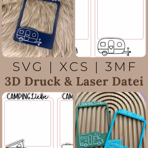 CampingLiebe – Datei für Laser & 3D-Druck inklusive Gewerbelizenz
