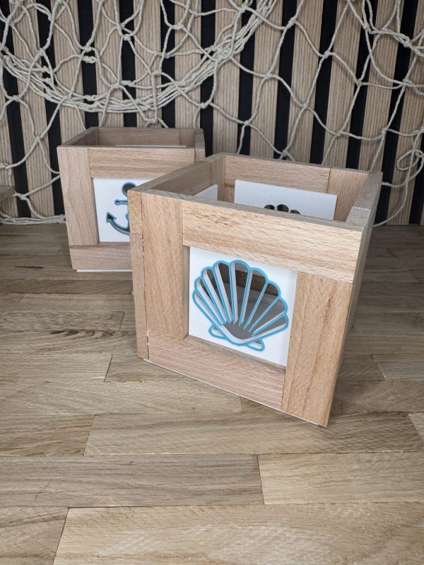 Windlicht aus Holz