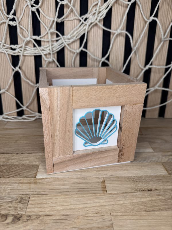 Windlicht aus Holz