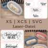 Kleine Häkelkörbe – Laserdatei für Häkelböden | XS, XCS, SVG | inkl. Gewerbelizenz
