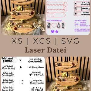 54165454 Schokoriegel-Box | Du-Box | Laser Datei