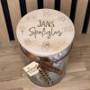 Vorratsglas mit graviertem Holzdeckel – individuell personalisiert
