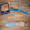 3er-Set Foto-Rahmen für Sofortbilder | Holz oder 3D-Druck | verschiedene Motive