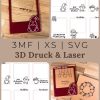 4897789 Polaroid Winter Rahmen – Laser- & 3D-Druckdatei | 6 Motive inkl. Gewerbelizenz